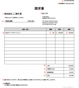 フリーランスの請求書の書き方と注意点 おすすめテンプレートも紹介 アトオシ